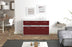 Sideboard Dorinde, Bordeaux Front ( 136x79x35cm) - Stil.Zeit Möbel GmbH