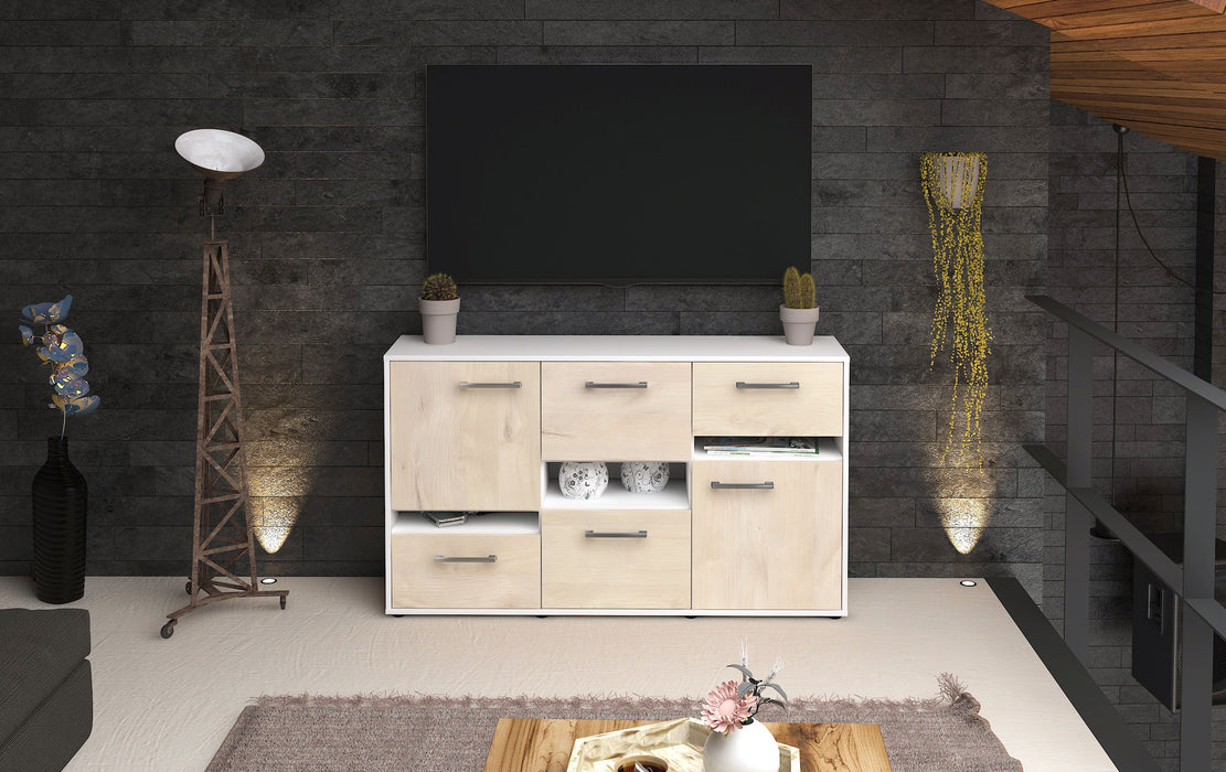 Sideboard Egizia, Zeder Front ( 136x79x35cm) - Stil.Zeit Möbel GmbH