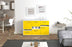 Sideboard Egizia, Gelb Front ( 136x79x35cm) - Stil.Zeit Möbel GmbH