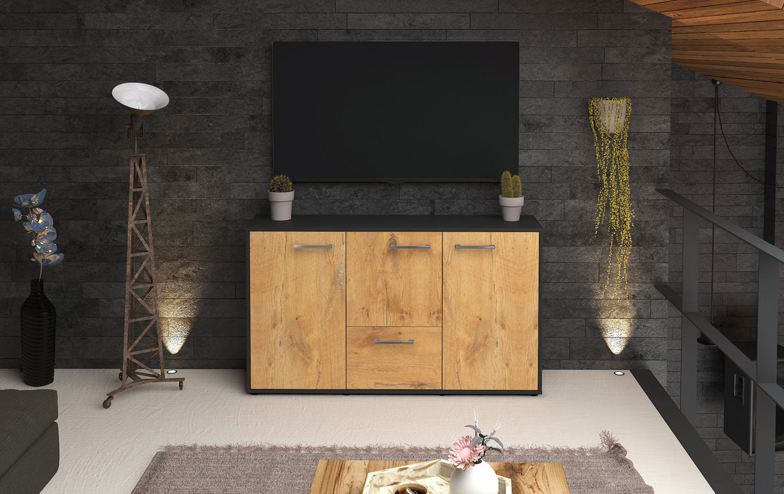 Sideboard Diana, Eiche Front (136x79x35cm) - Stil.Zeit Möbel GmbH