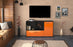 Sideboard Ela, Orange Front (136x79x35cm) - Stil.Zeit Möbel GmbH