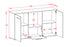 Sideboard Dhonna, Beton Maß ( 136x79x35cm) - Stil.Zeit Möbel GmbH