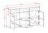 Sideboard Dilara, Beton Maß (136x79x35cm) - Stil.Zeit Möbel GmbH