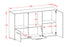 Sideboard Dolcia, Beton Maß (136x79x35cm) - Stil.Zeit Möbel GmbH