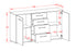 Sideboard Donna, Beton Maß (136x79x35cm) - Stil.Zeit Möbel GmbH
