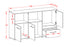 Sideboard EDA, Beton Maß ( 136x79x35cm) - Stil.Zeit Möbel GmbH