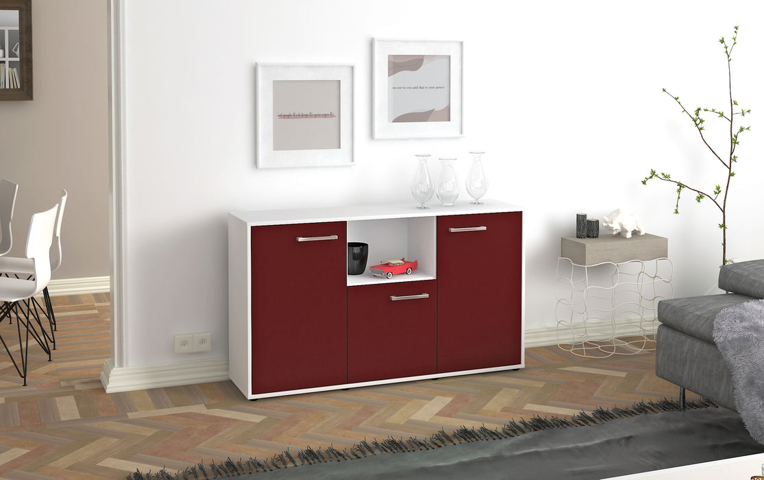 Sideboard Demetria, Bordeaux Seite ( 136x79x35cm) - Stil.Zeit Möbel GmbH