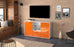 Sideboard Dhonna, Orange Seite ( 136x79x35cm) - Stil.Zeit Möbel GmbH