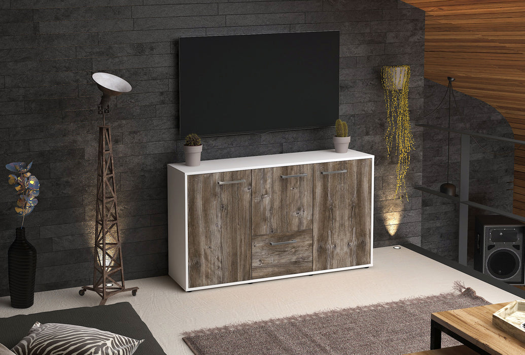 Sideboard Diana, Treibholz Seite ( 136x79x35cm) - Stil.Zeit Möbel GmbH