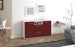 Sideboard Dimphi, Bordeaux Seite ( 136x79x35cm) - Stil.Zeit Möbel GmbH