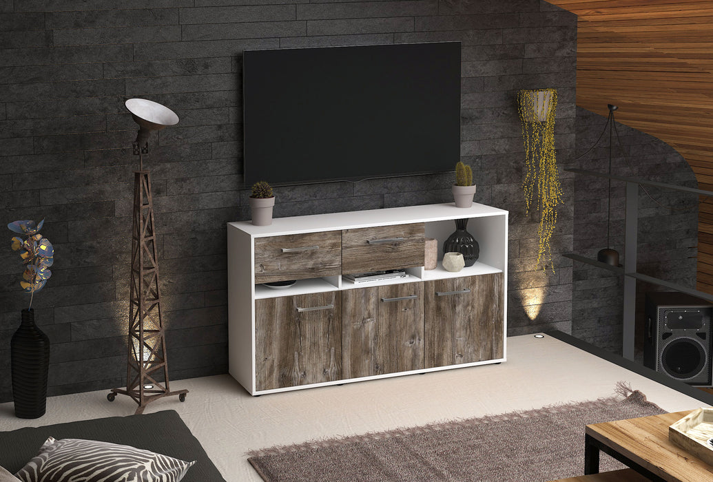 Sideboard Dorotea, Treibholz Seite ( 136x79x35cm) - Stil.Zeit Möbel GmbH