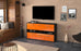 Sideboard Diletta, Orange Seite (136x79x35cm) - Stil.Zeit Möbel GmbH