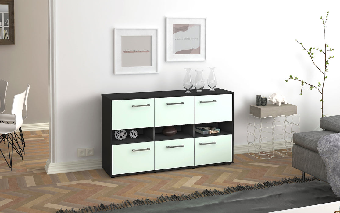 Sideboard Diletta, Mint Seite (136x79x35cm) - Stil.Zeit Möbel GmbH