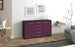 Sideboard Dorelly, Lila Seite (136x79x35cm) - Stil.Zeit Möbel GmbH