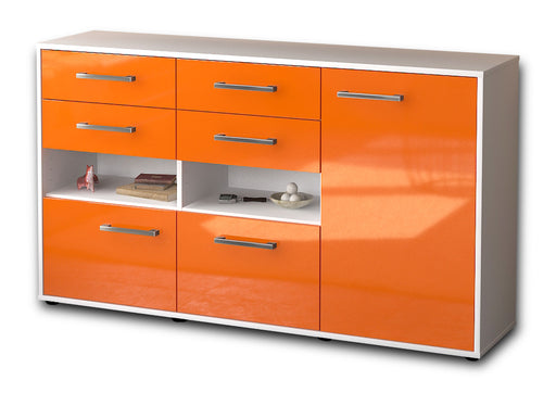 Sideboard Domi, Orange Studio ( 136x79x35cm) - Stil.Zeit Möbel GmbH