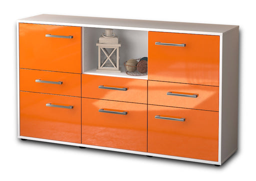 Sideboard Dominika, Orange Studio ( 136x79x35cm) - Stil.Zeit Möbel GmbH