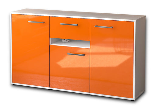 Sideboard Dorina, Orange Studio ( 136x79x35cm) - Stil.Zeit Möbel GmbH