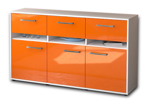 Sideboard Dorinde, Orange Studio ( 136x79x35cm) - Stil.Zeit Möbel GmbH