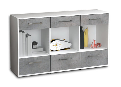 Sideboard Efisia, Beton Studio ( 136x79x35cm) - Stil.Zeit Möbel GmbH