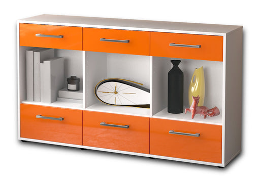 Sideboard Efisia, Orange Studio ( 136x79x35cm) - Stil.Zeit Möbel GmbH