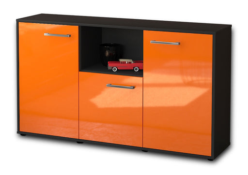 Sideboard Demetria, Orange Studio (136x79x35cm) - Stil.Zeit Möbel GmbH