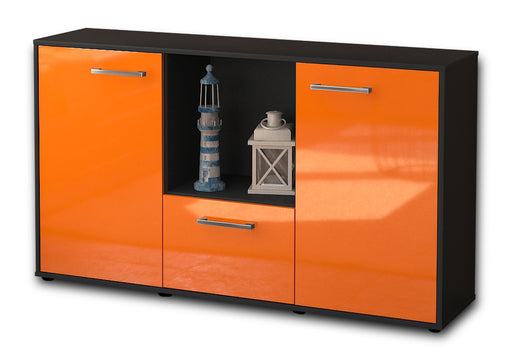 Sideboard Dhonna, Orange Studio (136x79x35cm) - Stil.Zeit Möbel GmbH