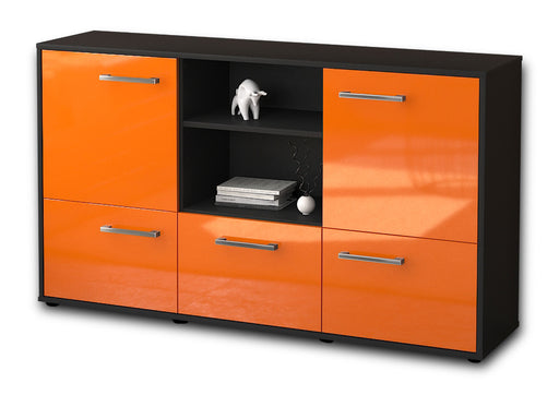 Sideboard Diellza, Orange Studio (136x79x35cm) - Stil.Zeit Möbel GmbH
