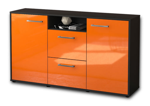 Sideboard Dimphi, Orange Studio (136x79x35cm) - Stil.Zeit Möbel GmbH