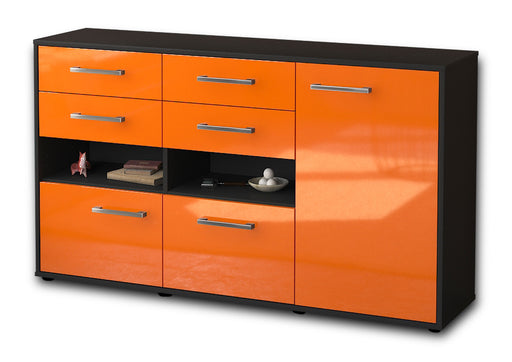 Sideboard Domi, Orange Studio (136x79x35cm) - Stil.Zeit Möbel GmbH