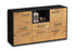 Sideboard Dominika, Eiche Studio (136x79x35cm) - Stil.Zeit Möbel GmbH