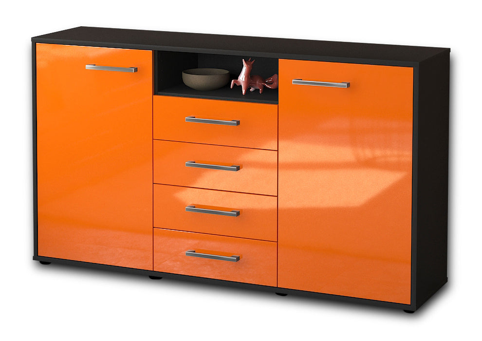 Sideboard Donnice, Orange Studio (136x79x35cm) - Stil.Zeit Möbel GmbH