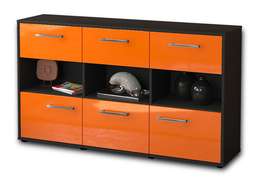 Sideboard Dorett, Orange Studio (136x79x35cm) - Stil.Zeit Möbel GmbH