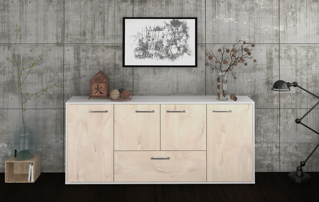 Sideboard Eli, Zeder Front (180x79x35cm) - Stil.Zeit Möbel GmbH