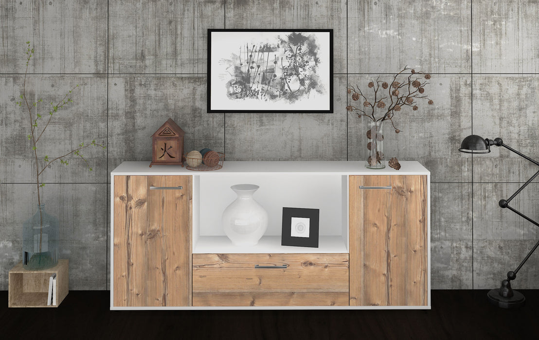 Sideboard Ella, Pinie Front (180x79x35cm) - Stil.Zeit Möbel GmbH