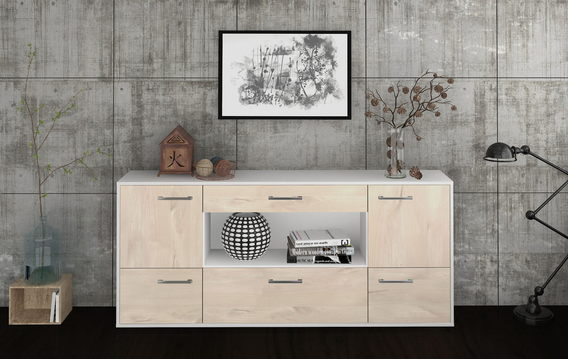 Sideboard Elodie, Zeder Front (180x79x35cm) - Stil.Zeit Möbel GmbH