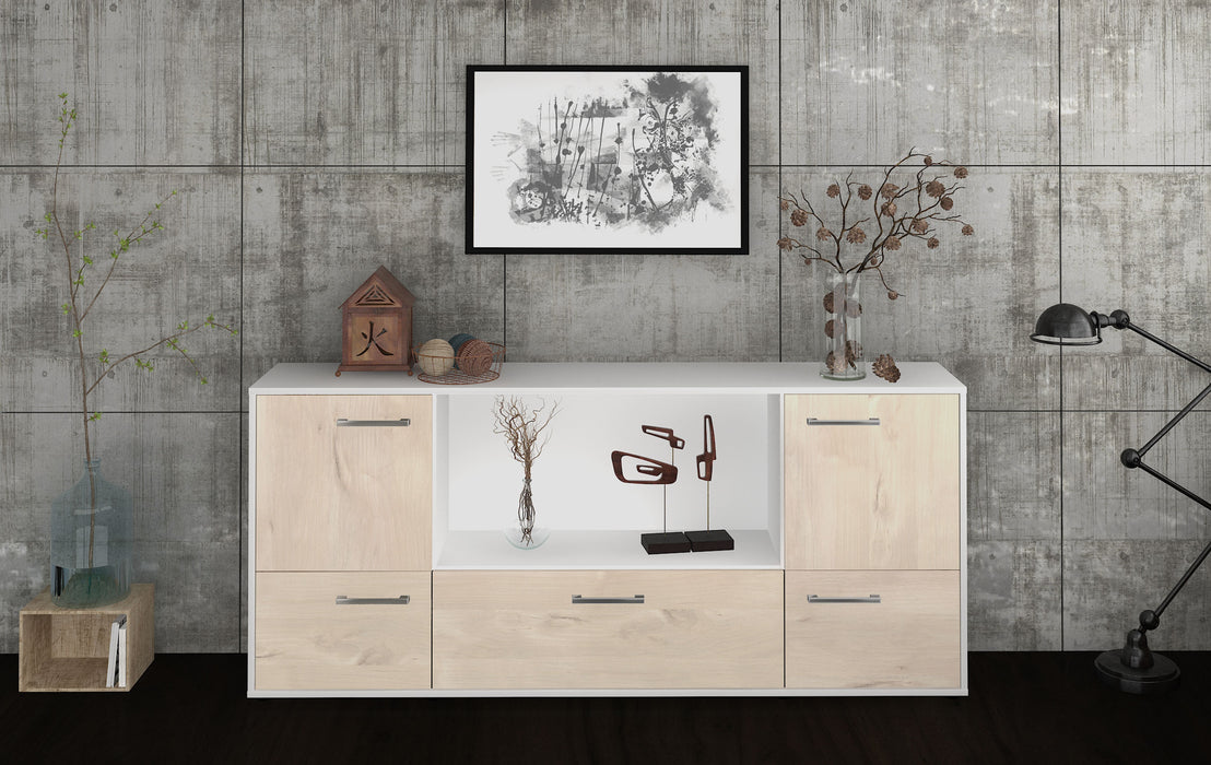 Sideboard Elvezia, Zeder Front (180x79x35cm) - Stil.Zeit Möbel GmbH