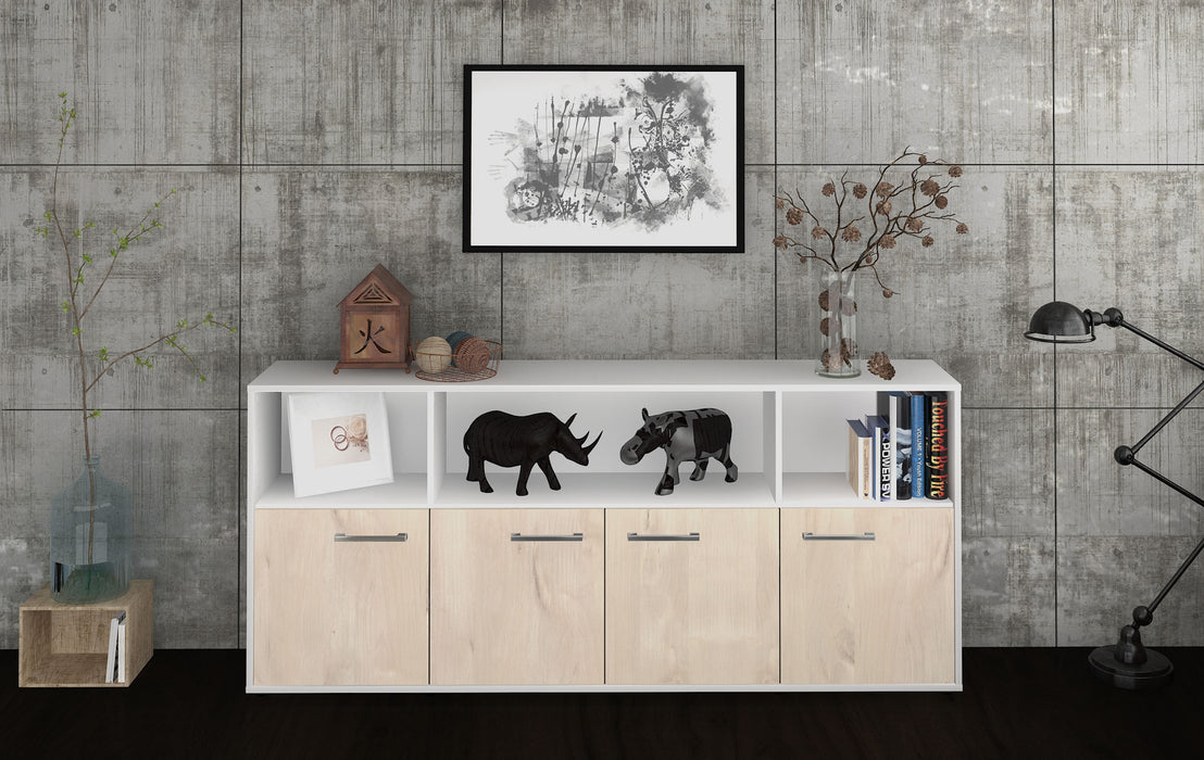 Sideboard Enrica, Zeder Front (180x79x35cm) - Stil.Zeit Möbel GmbH