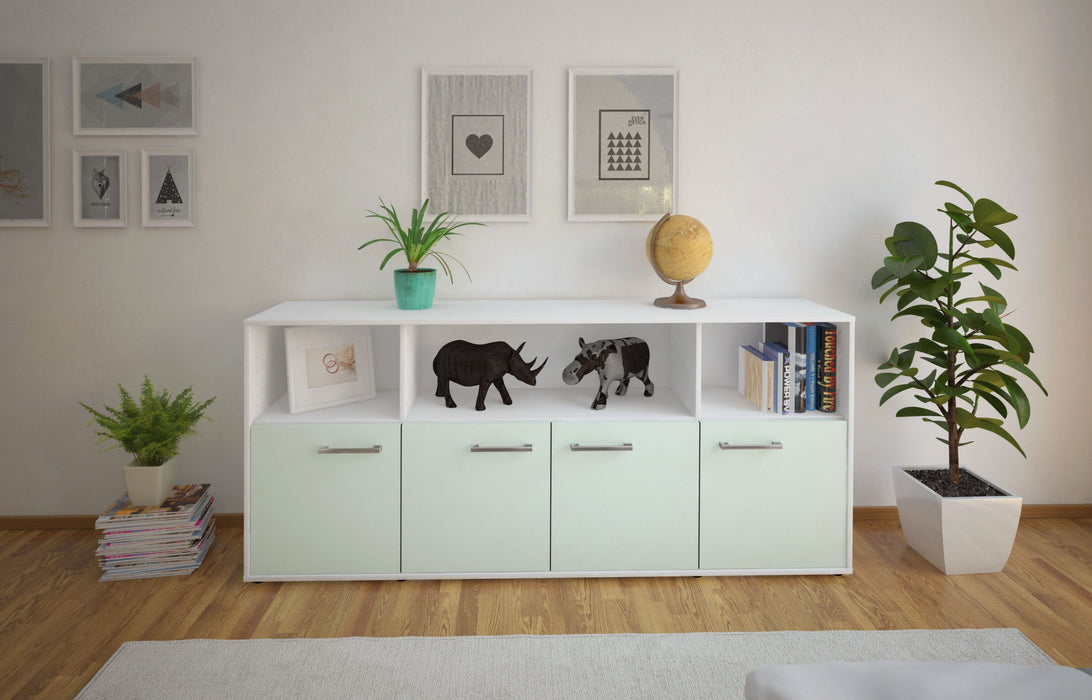 Sideboard Enrica, Mint Front (180x79x35cm) - Stil.Zeit Möbel GmbH