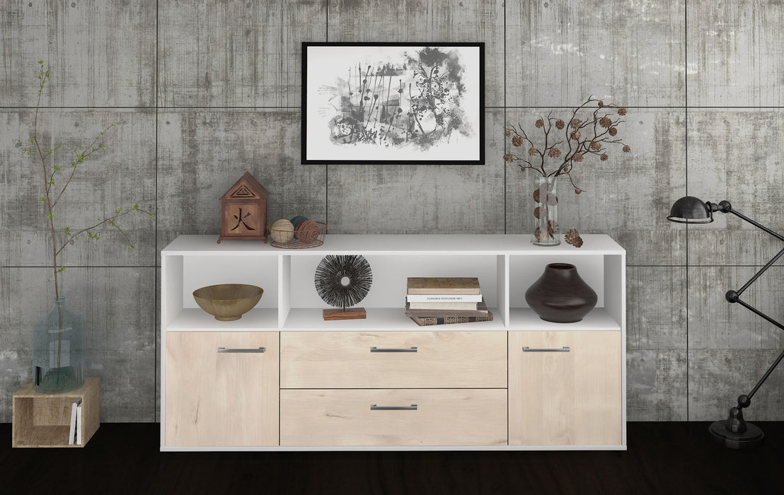 Sideboard Enza, Zeder Front (180x79x35cm) - Stil.Zeit Möbel GmbH