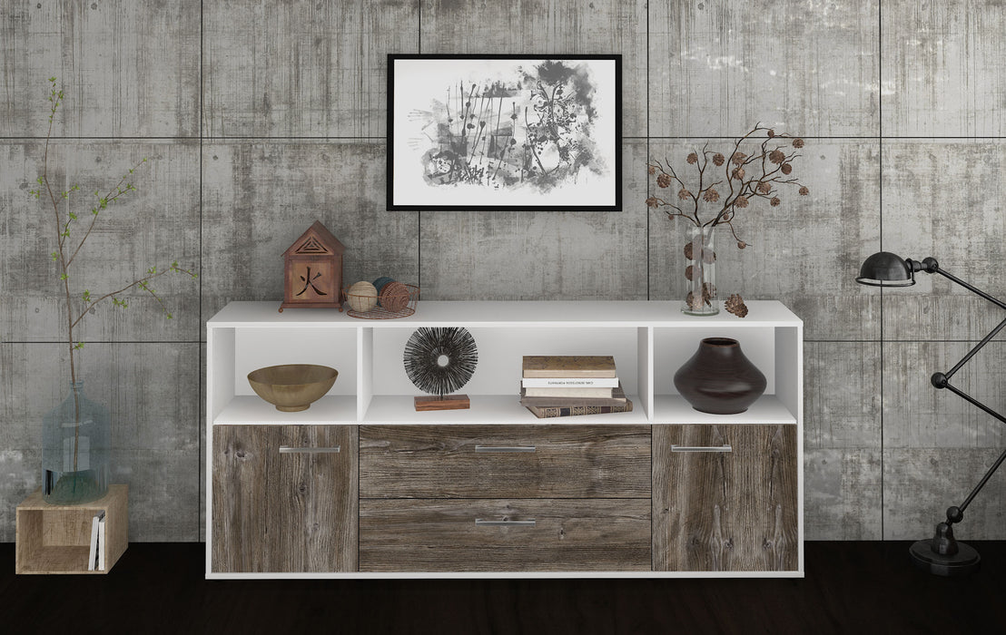 Sideboard Enza, Treibholz Front (180x79x35cm) - Stil.Zeit Möbel GmbH