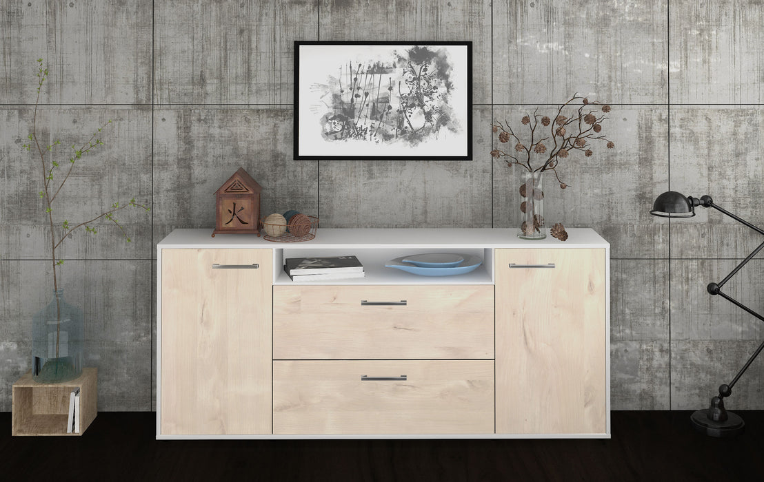 Sideboard Erina, Zeder Front (180x79x35cm) - Stil.Zeit Möbel GmbH