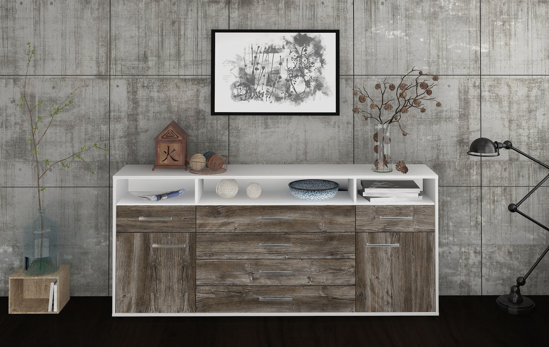 Sideboard Evelina, Treibholz Front (180x79x35cm) - Stil.Zeit Möbel GmbH