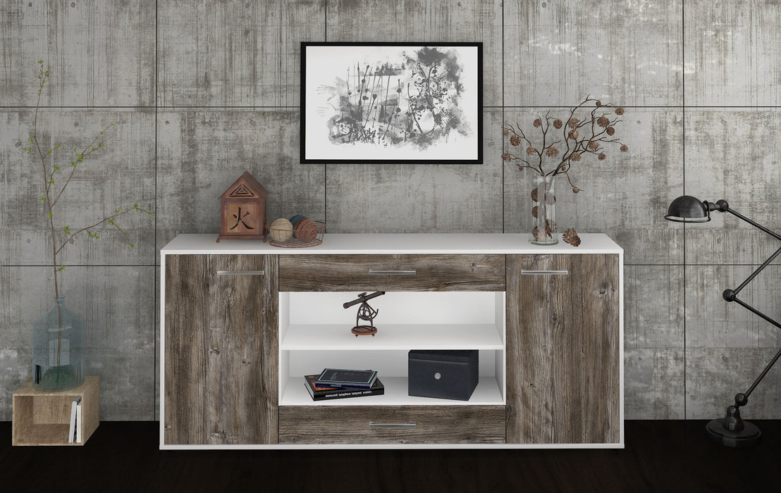 Sideboard Feli, Treibholz Front (180x79x35cm) - Stil.Zeit Möbel GmbH