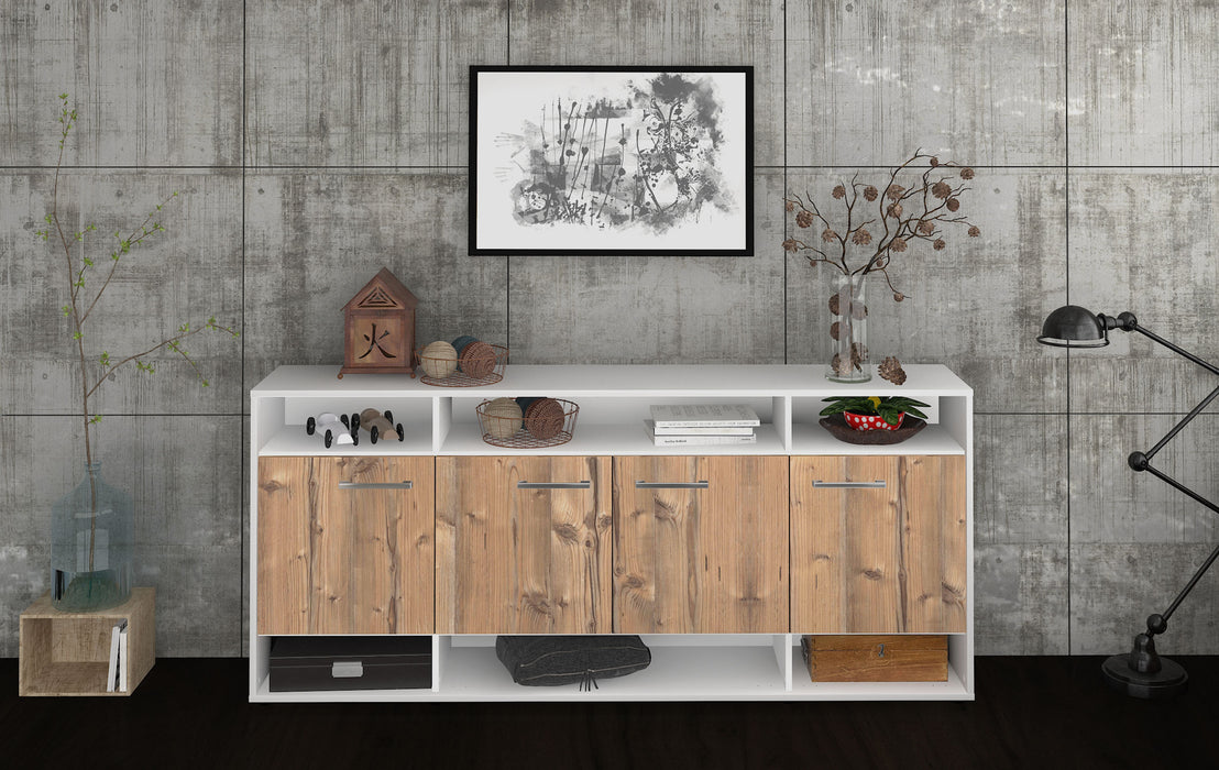 Sideboard Felia, Pinie Front (180x79x35cm) - Stil.Zeit Möbel GmbH