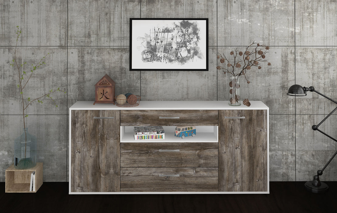 Sideboard Filippa, Treibholz Front (180x79x35cm) - Stil.Zeit Möbel GmbH