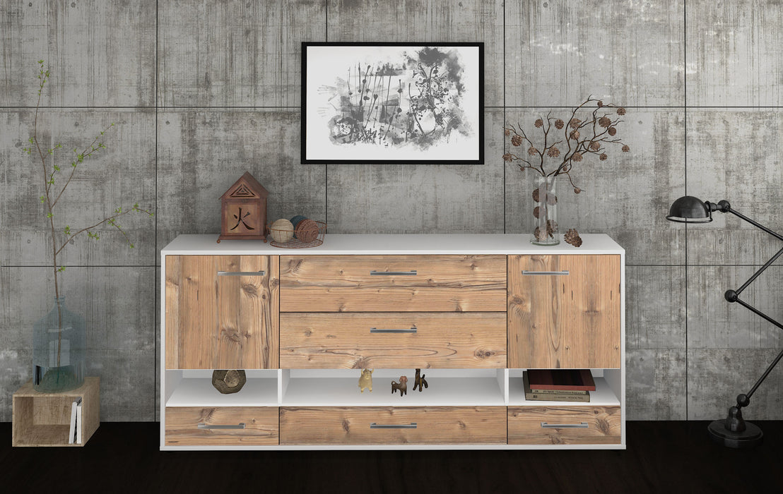 Sideboard Florentina, Pinie Front (180x79x35cm) - Stil.Zeit Möbel GmbH