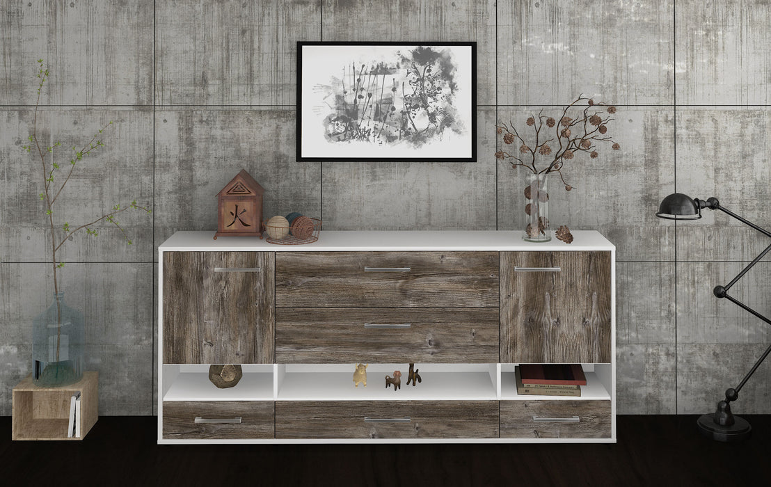 Sideboard Florentina, Treibholz Front (180x79x35cm) - Stil.Zeit Möbel GmbH