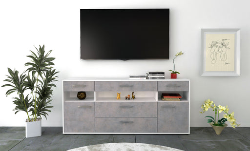 Sideboard Floria, Beton Front (180x79x35cm) - Stil.Zeit Möbel GmbH