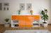 Sideboard Franka, Orange Front (180x79x35cm) - Stil.Zeit Möbel GmbH