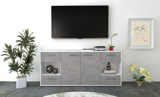 Sideboard Gaia, Beton Front (180x79x35cm) - Stil.Zeit Möbel GmbH